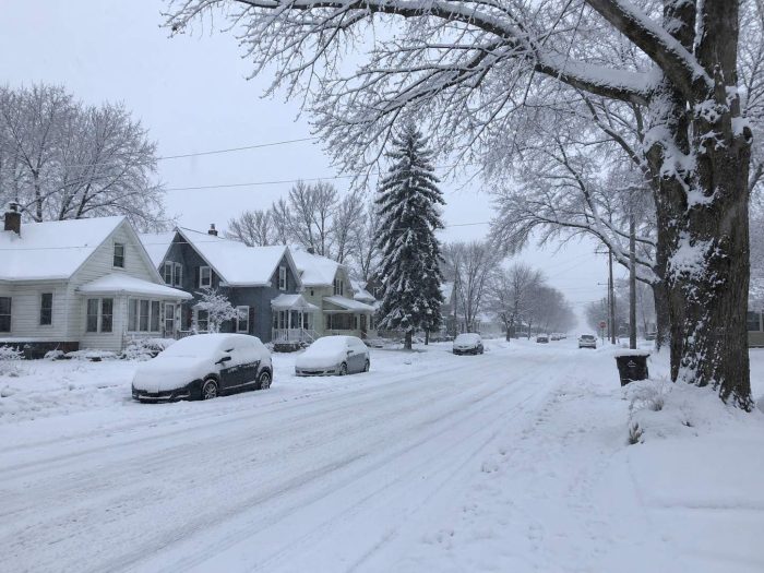 snowy day minnesota